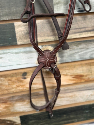 USED CWD Anatomical Fancy Stitched Figure 8 Bridle | Size 2 (Cob)
