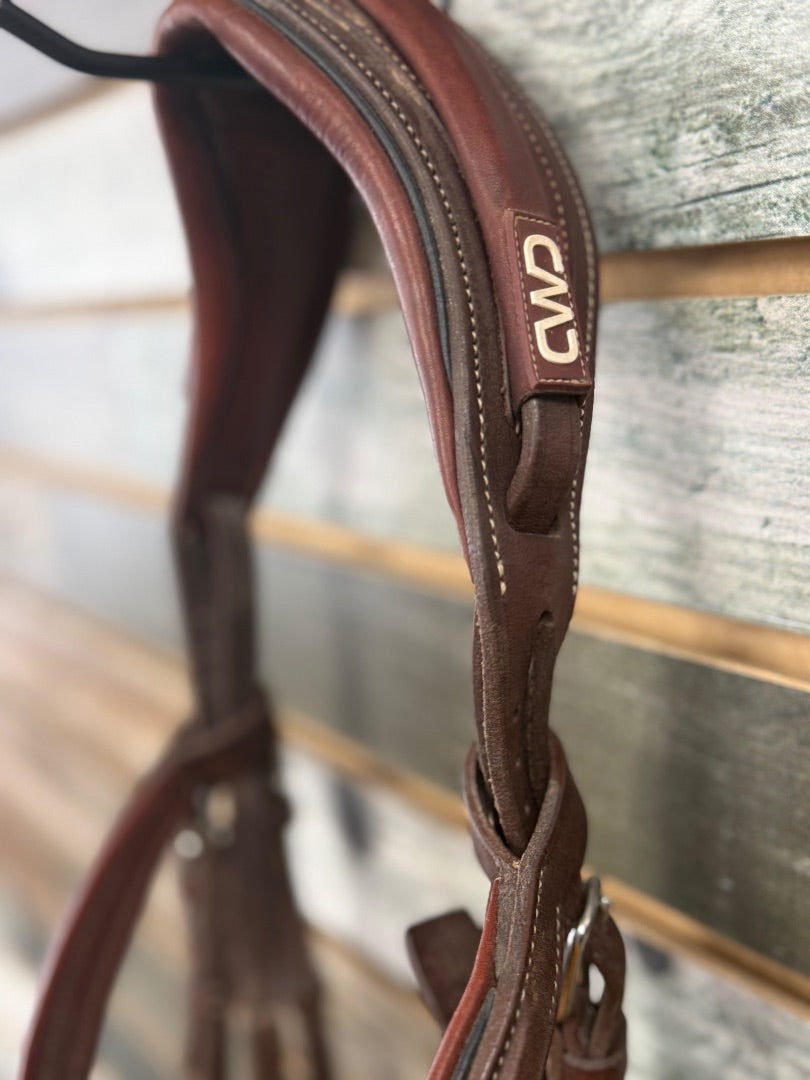 USED CWD Anatomical Fancy Stitched Figure 8 Bridle | Size 2 (Cob)