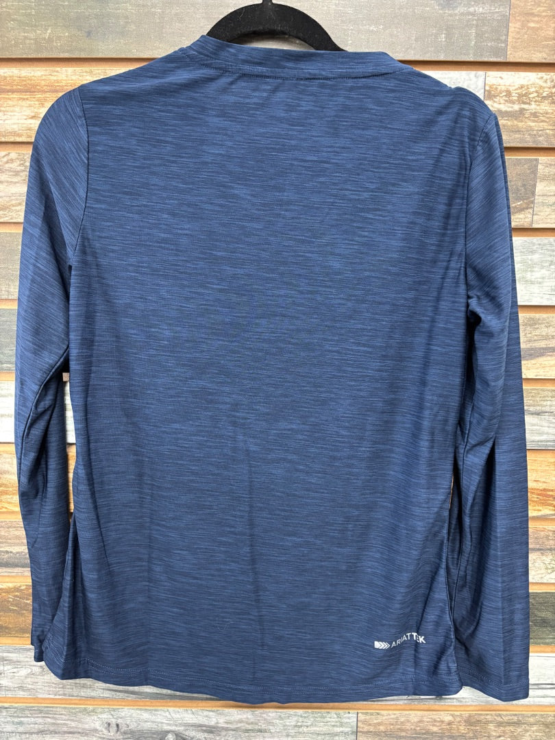 USED Ariat Tek Sun Shirt Long Sleeve Medium Blue