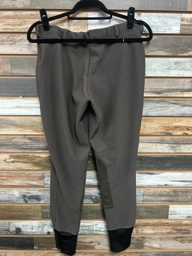 USED TuffRider Ribbed Breeches 32 Grey