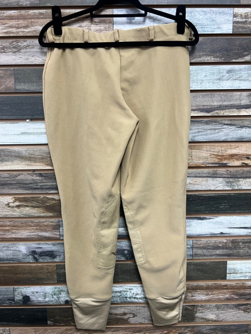 USED TuffRider Ribbed Breeches 32R Tan