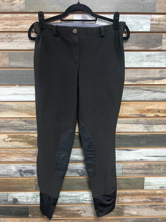 USED TuffRider Ribbed Breeches 32 Black