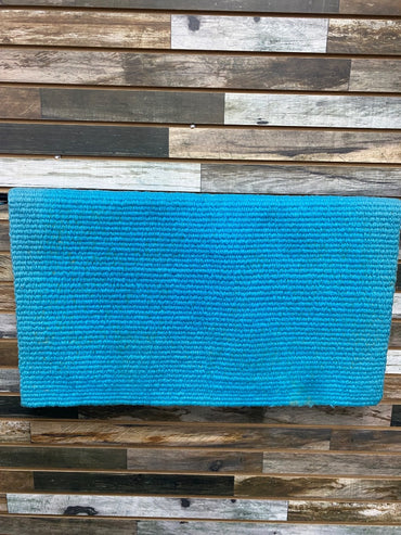 USED Light Blue Wool Saddle Blanket