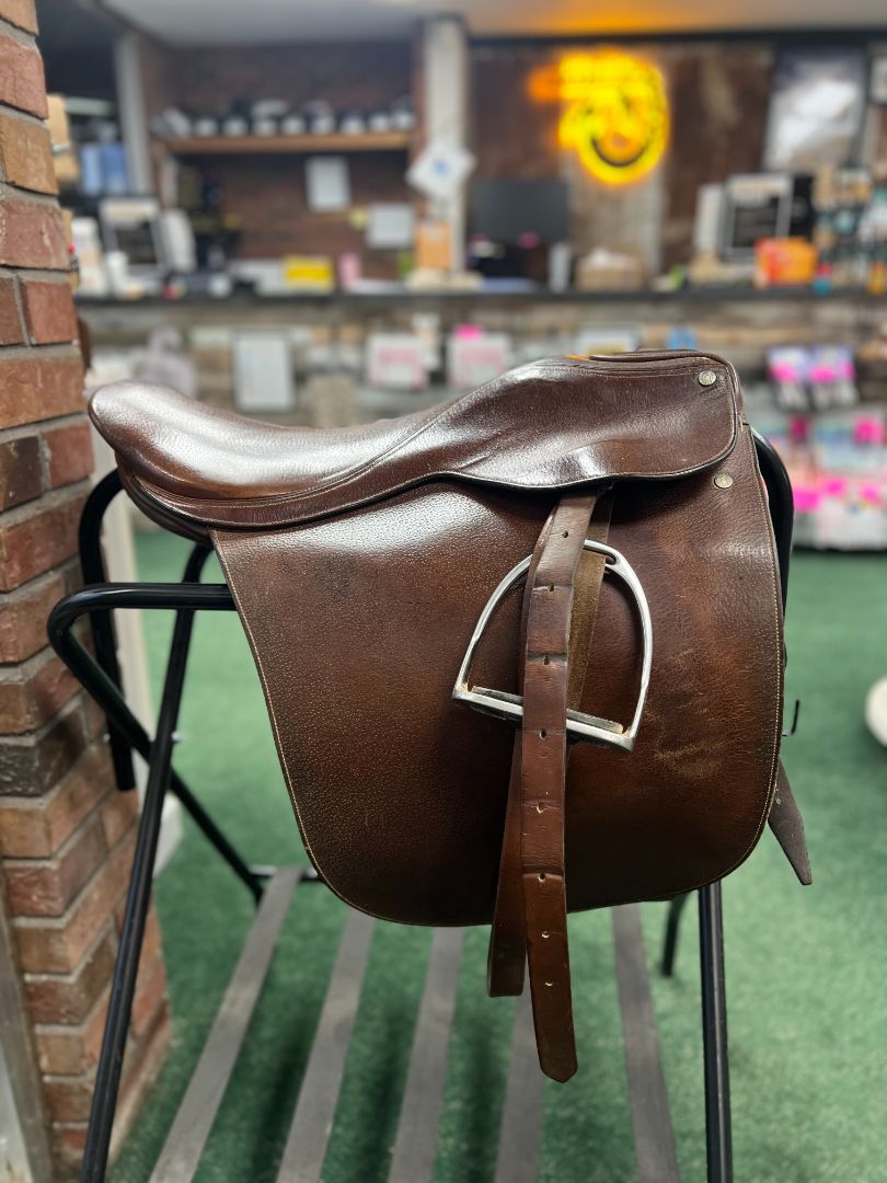 USED Barnsby Cutback Saddle 20" Medium Oil