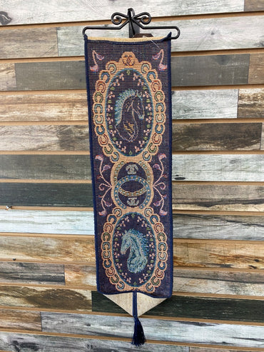 USED Horse Cloth Hanging Wall Art