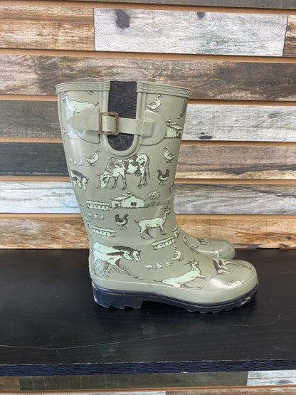 USED Blue Mountain Ladies Muck Boots Womens 8 Sage