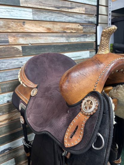 USED 17" King Series Competition All Around Saddle