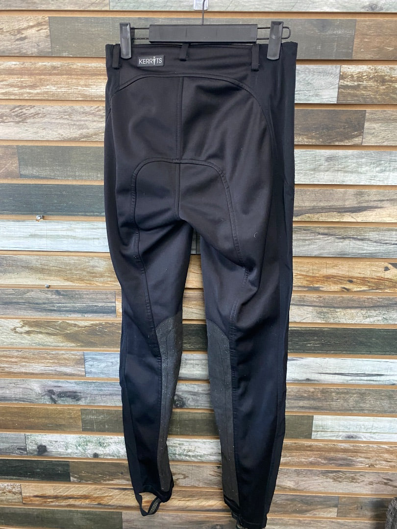 USED Kerrits Ladies English Breeches Medium Black