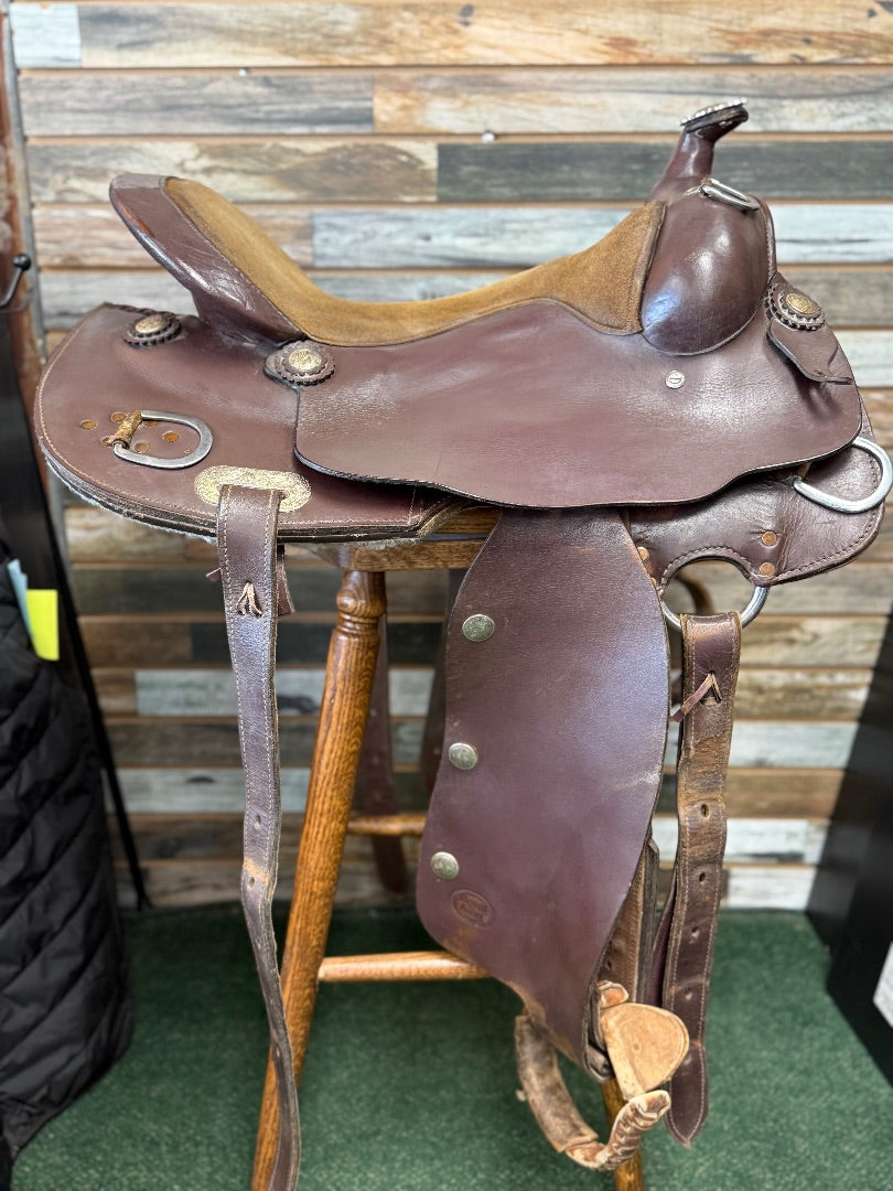 USED 16" Royal King Trail Saddle w/ Other Tack