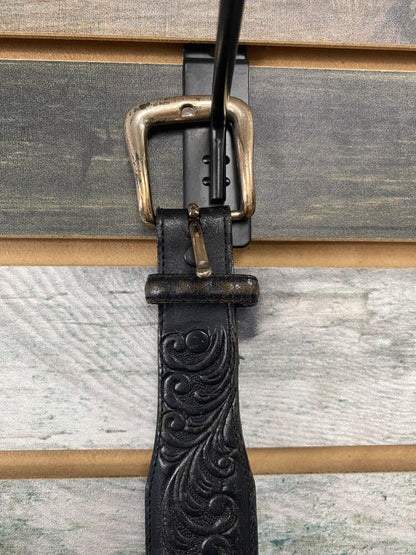 USED REI Youth Western Belt with Conchos Large Black