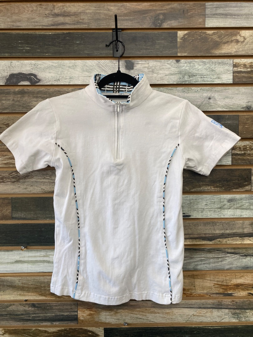 USED Riding Sport Youth English Riding top Medium White