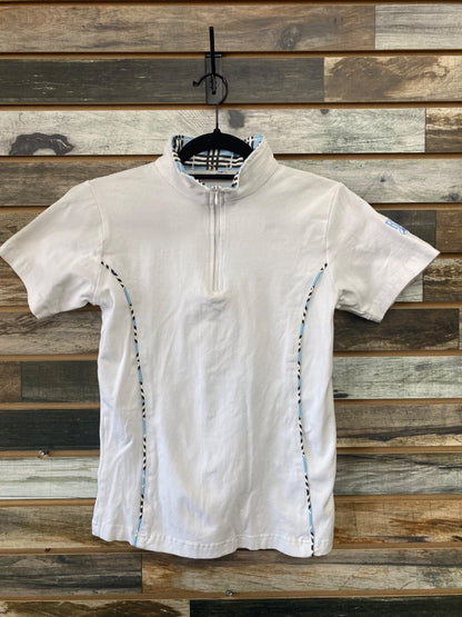 USED Riding Sport Youth English Riding top Medium White