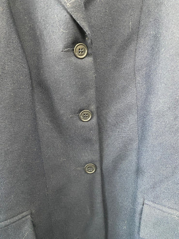 USED Devon-Aire Concour Elite Show Jacket 14 Navy Blue