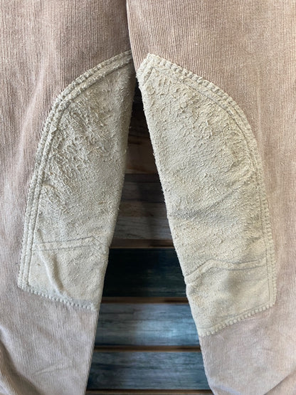 USED Triumph Knee Patch Breeches 28L Tan