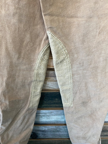 USED Triumph Knee Patch Breeches 28L Tan