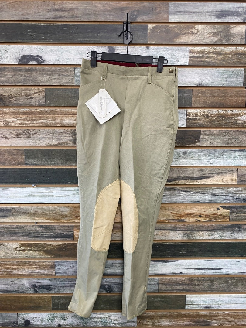 USED Grand Prix Knee Patch Breeches 28L Tan
