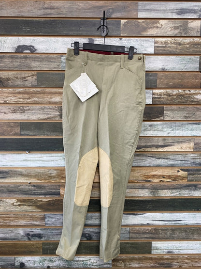 USED Grand Prix Knee Patch Breeches 28L Tan