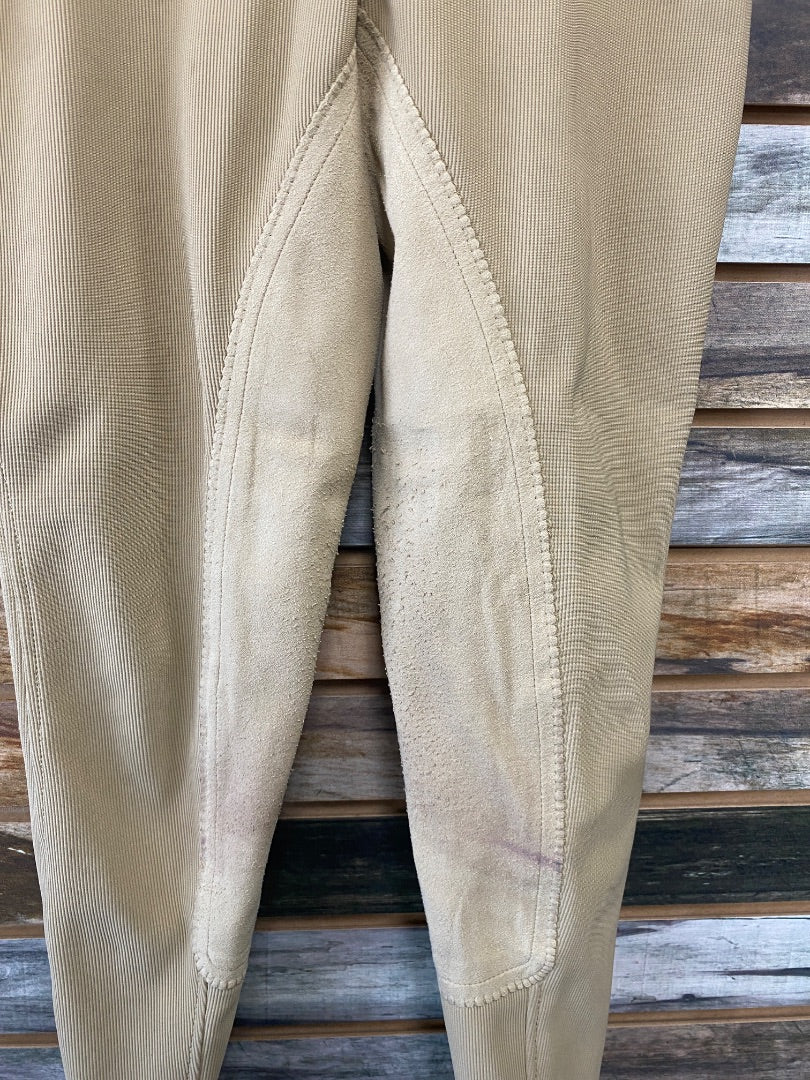 USED Tuffrider Full Seat Breeches 30 Tan