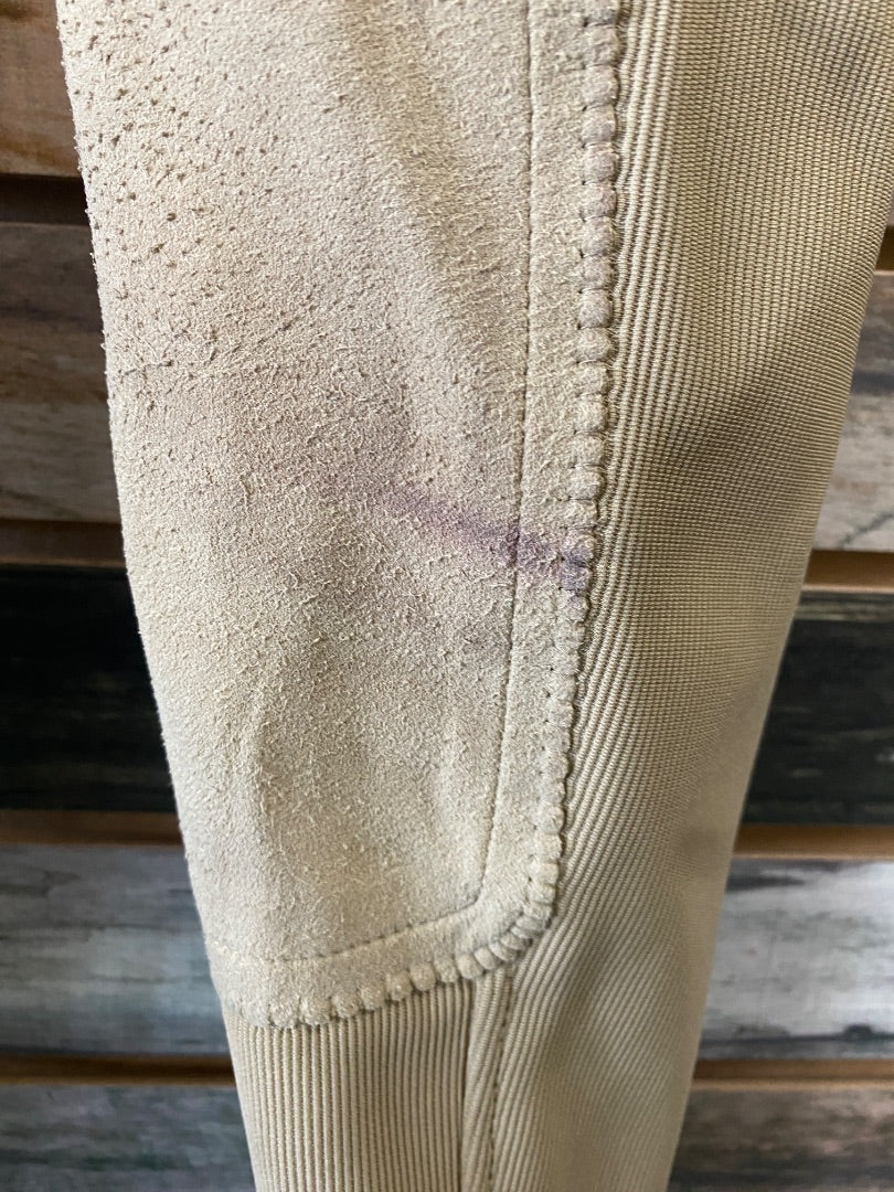 USED Tuffrider Full Seat Breeches 30 Tan