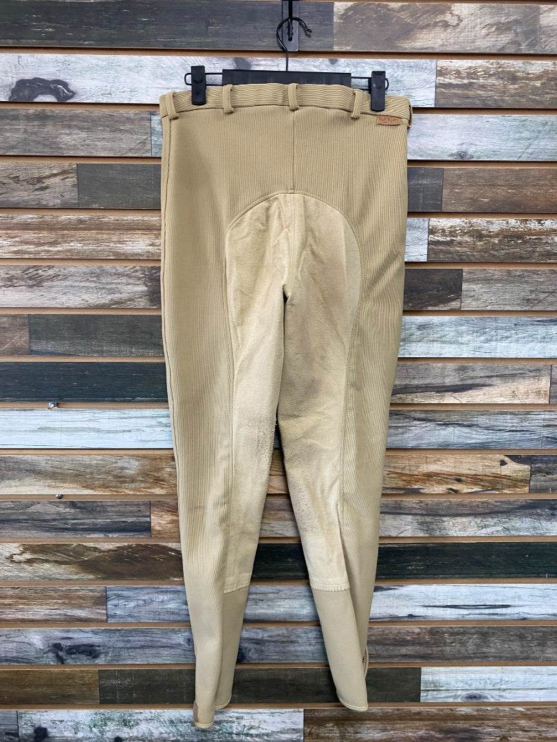 USED Tuffrider Full Seat Breeches 30 Tan