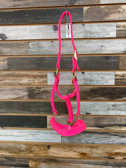 USED Hot Pink Nylon Weaver Weanling Halter
