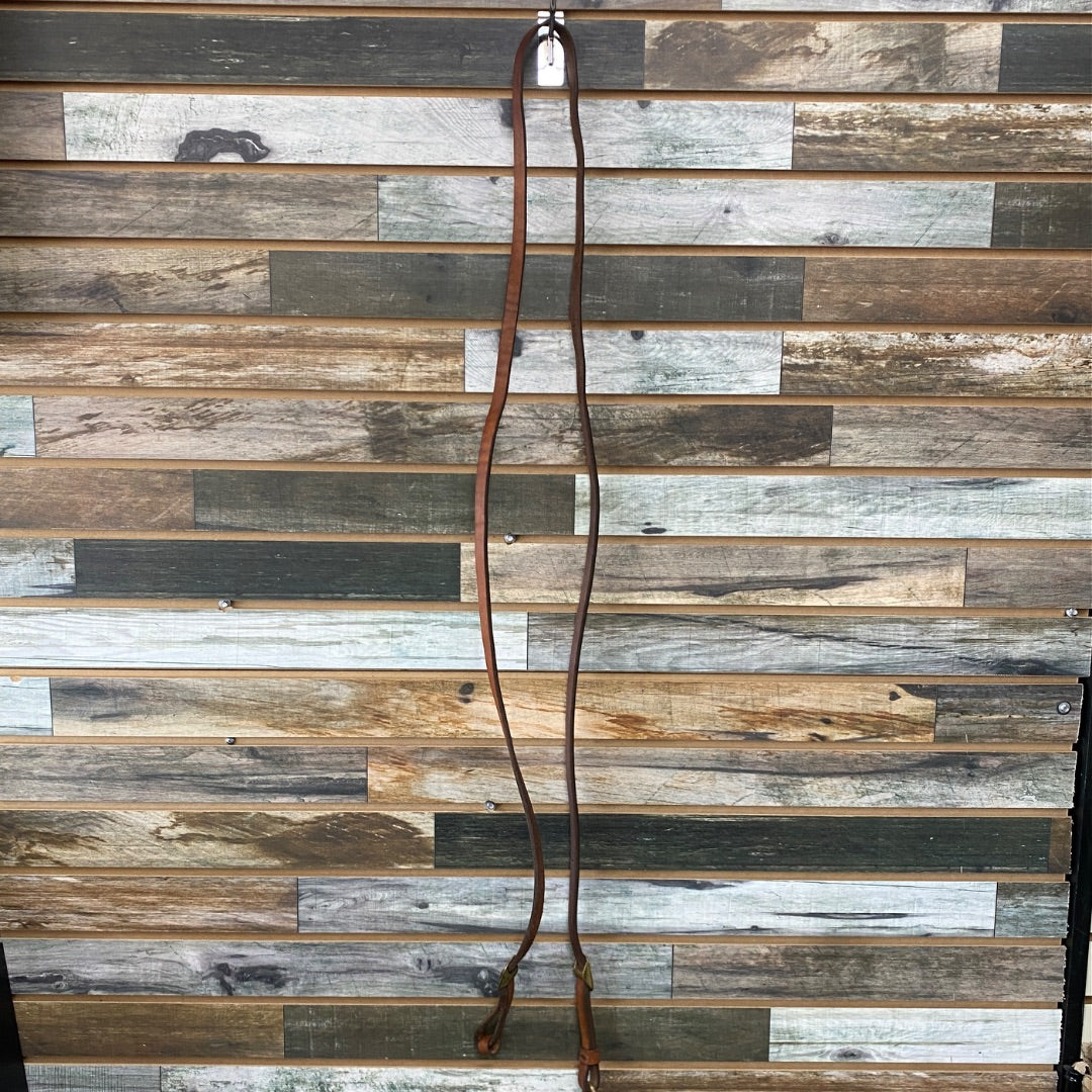 USED Barrel Reins Western Reins  Medium Oil