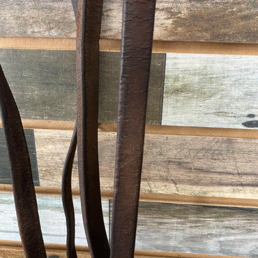 USED  Thick Split Reins  Dark Oil