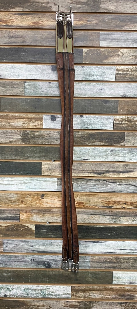 USED Crump English Leather Girth 46" Dark Oil