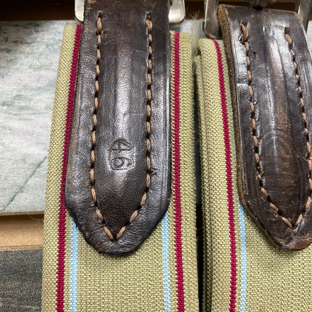 USED Crump English Leather Girth 46" Dark Oil