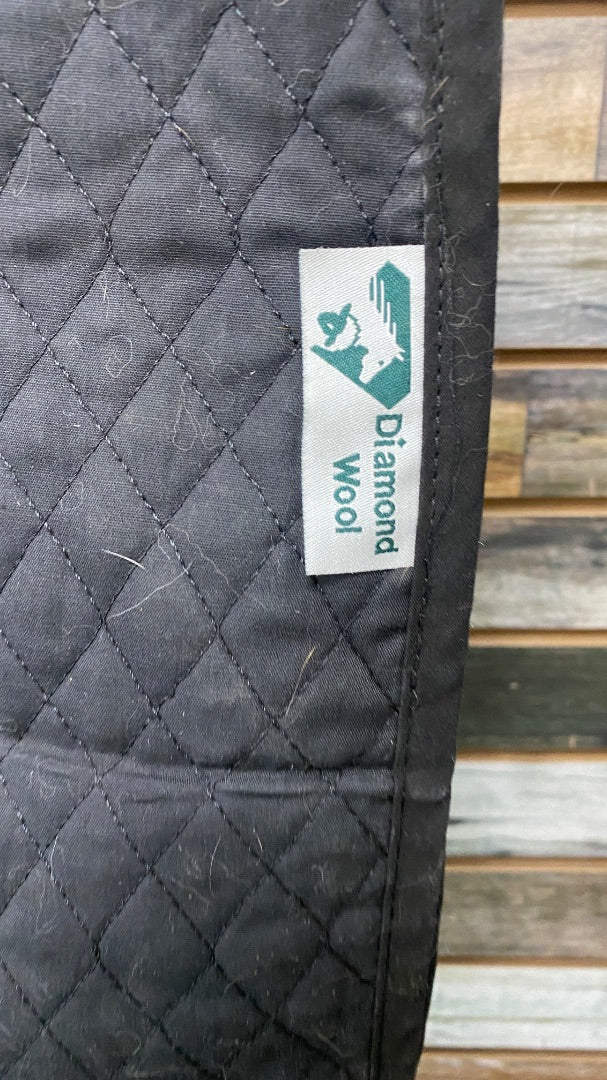 USED Diamond Wool Thin Saddle Pad Liner