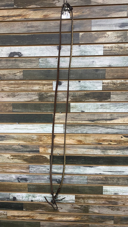 USED  Western Reins  Gold Sparkles