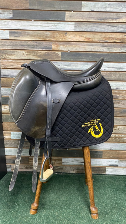 USED 17" HDR Rivella Dressage Saddle