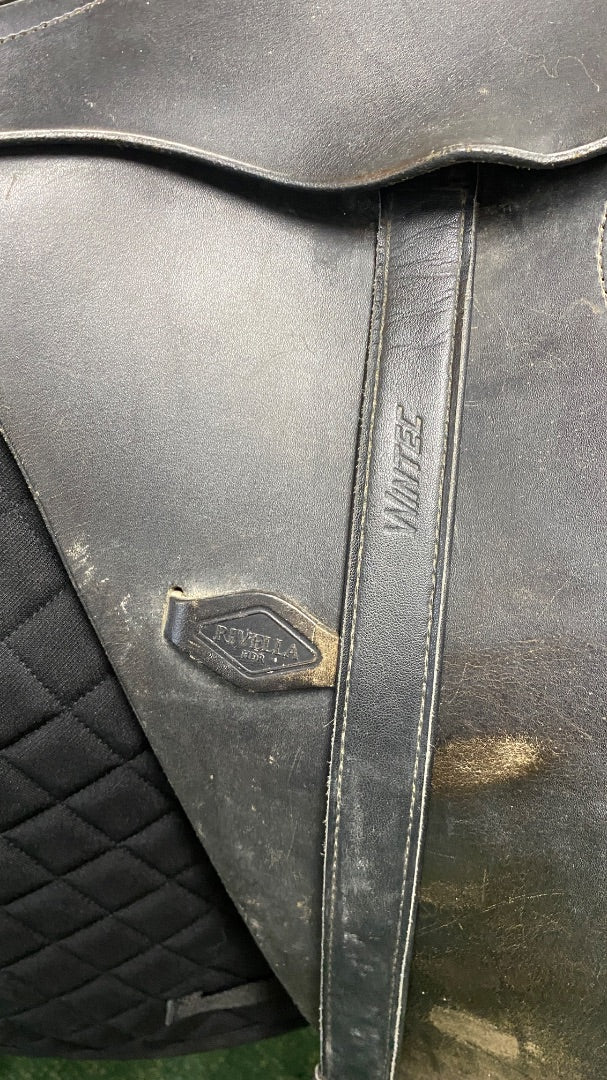 USED 17" HDR Rivella Dressage Saddle
