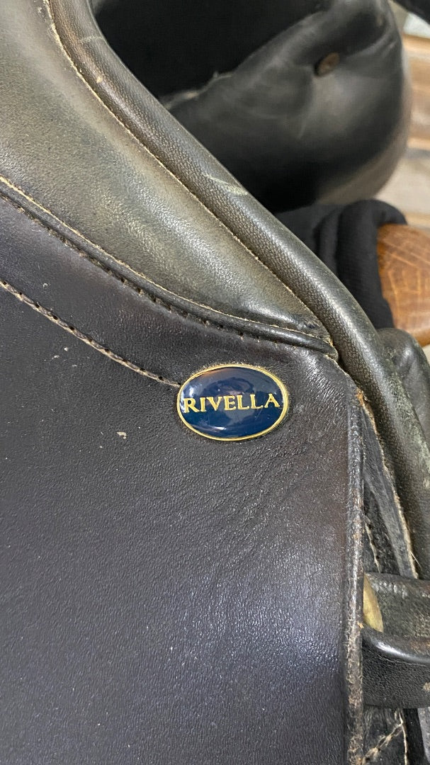 USED 17" HDR Rivella Dressage Saddle
