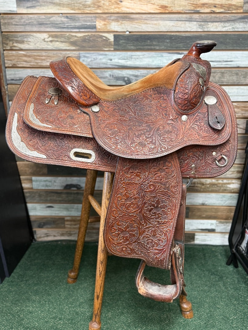 USED 15" Circle Y Richard Shrake Western Pleasure Saddle