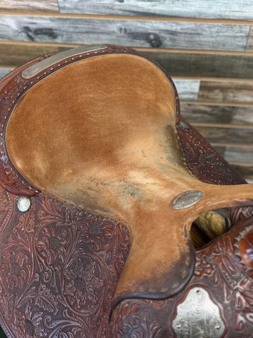 USED 15" Circle Y Richard Shrake Western Pleasure Saddle