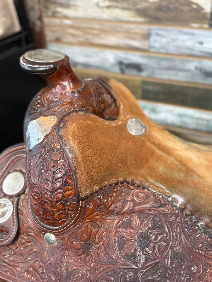 USED 15" Circle Y Richard Shrake Western Pleasure Saddle