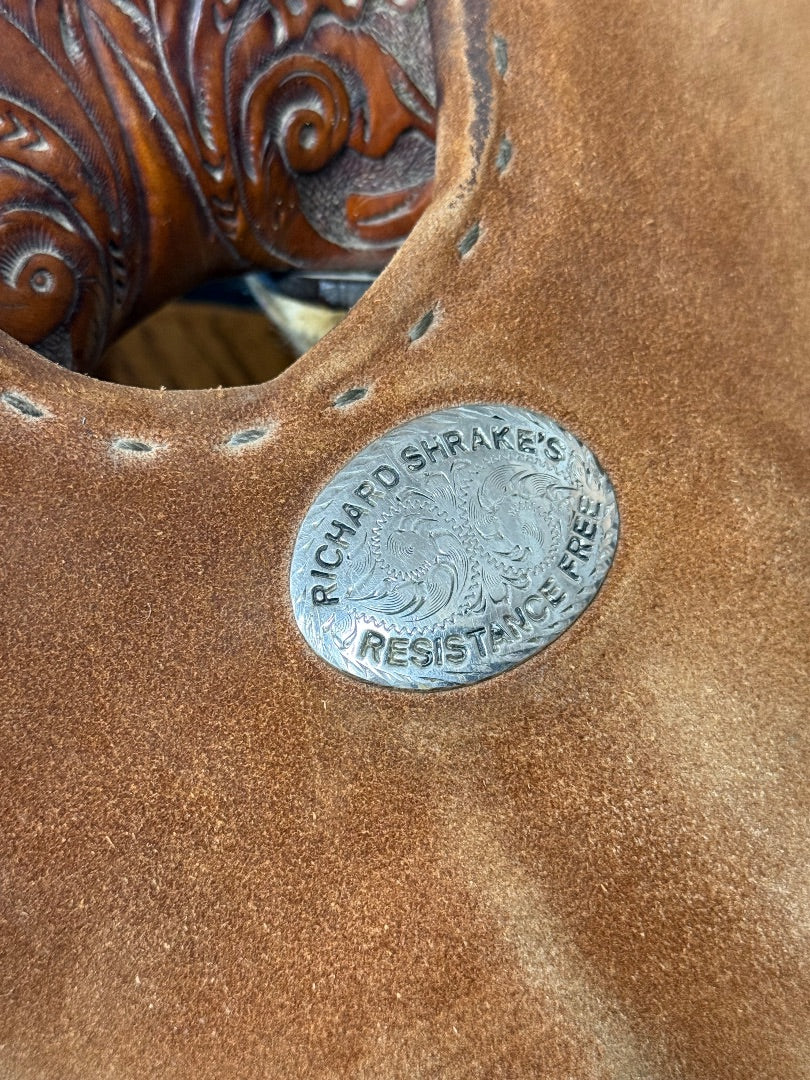 USED 15" Circle Y Richard Shrake Western Pleasure Saddle