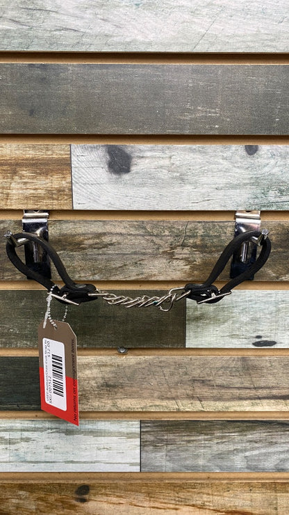 USED  Biothane/Chain Curb Strap  Black