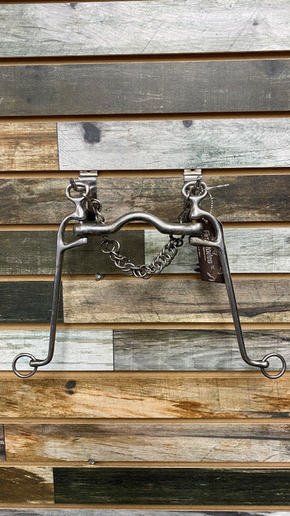 USED  Low Port Walking Horse Bit 5" Silver
