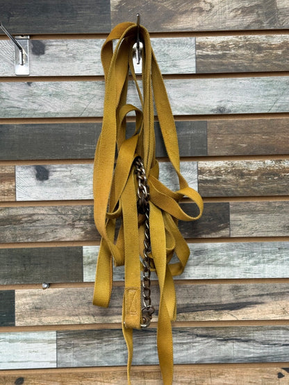 USED Yellow Lunge Line with Chain
