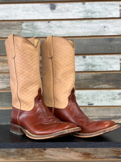 USED Logan Boot Co Square Toe Boots