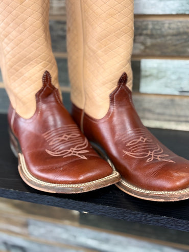 USED Logan Boot Co Square Toe Boots