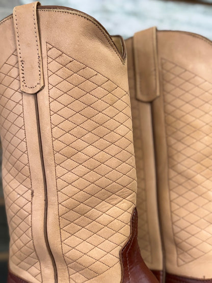 USED Logan Boot Co Square Toe Boots