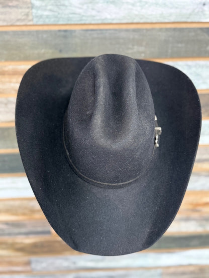 USED Serratelli Hat Co Felt Ladies Cowboy Hat 6 7/8