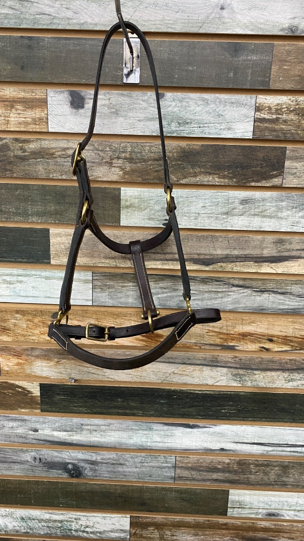USED Brown Leather Yearling Halter