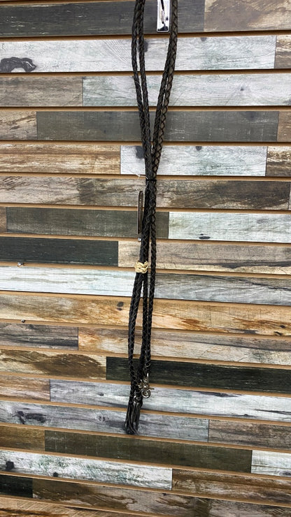 USED  Rawhide Romal Reins  Black