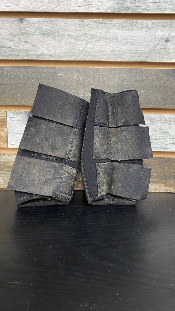 USED  Hind Brushing Boots Medium Black
