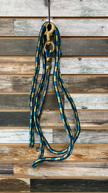 USED Weaver Lead Rope 116" Blue/Lime/Black