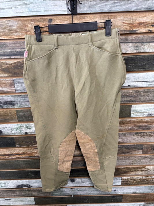 USED Tailored Sportsman Ladies English Breeches 30 Tan